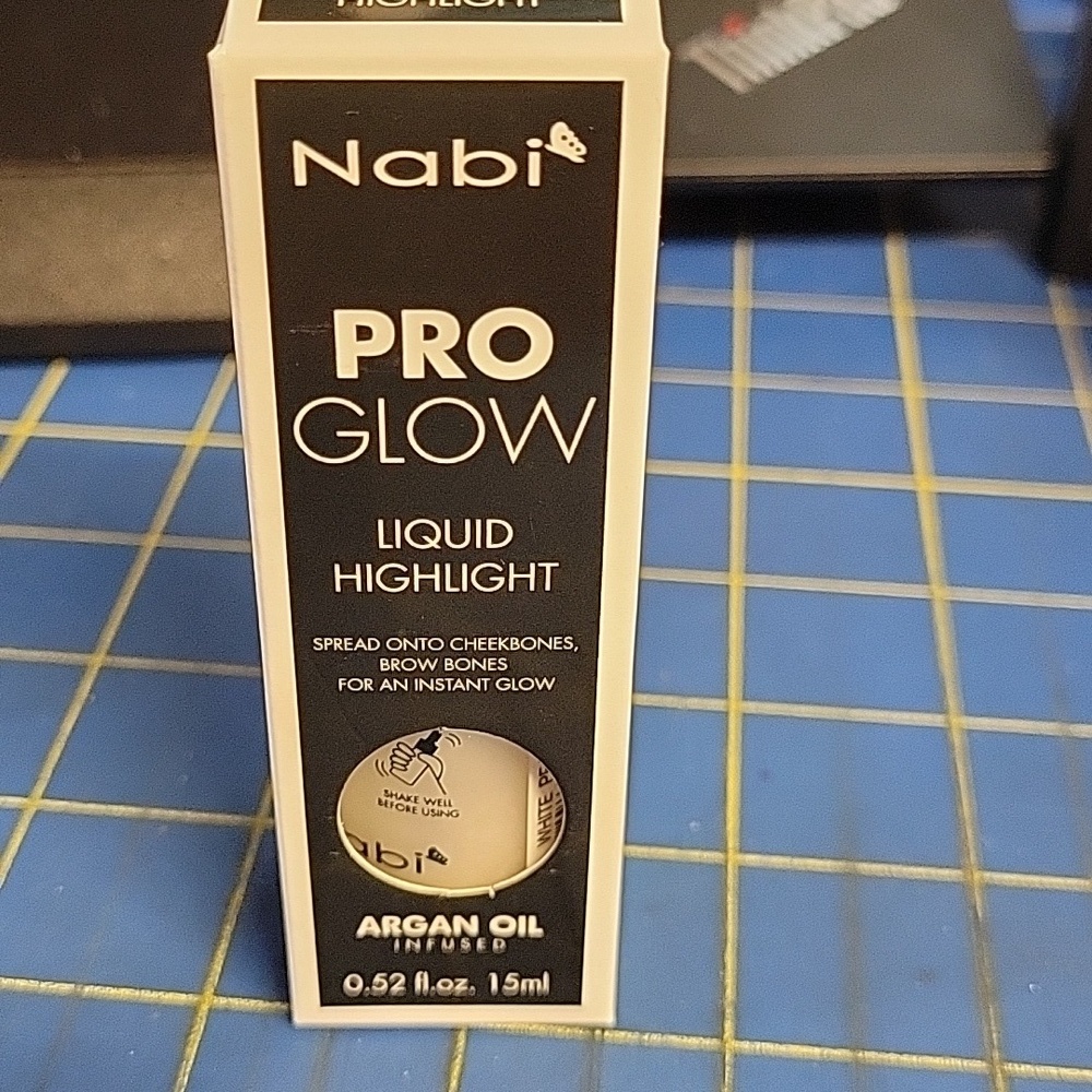 Nabi Pro Glow Liquid Highlight Argon Oil 15ml New Sealed Box Pearl